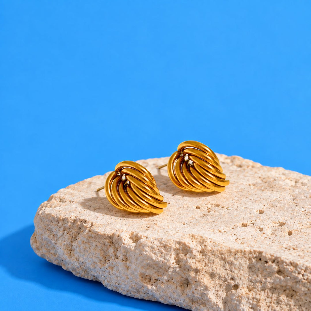 Ianthe Earrings — Golden Bloom
